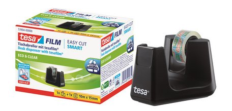 Dévidoir de bureau SMART, équipé, noir