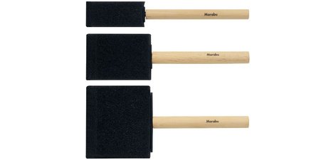 Pinceau en mousse, largeur: 50 mm