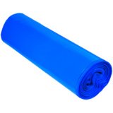 Sac poubelle, bleu, 120 litres, LDPE, 36 microns
