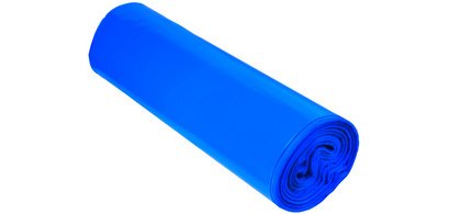 Sac poubelle, bleu, 120 litres, LDPE, 36 microns