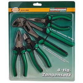 BRÜDER MANNESMANN Kit de pinces, 4 pièces