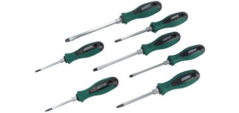 BRÜDER MANNESMANN Jeu de tournevis, 7 pièces