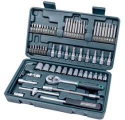 BRÜDER MANNESMANN Jeu d'embouts 1/4', 65 pièces