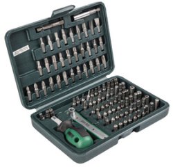 BRÜDER MANNESMANN Jeu d'embouts de sécurité, 99 pièces