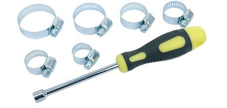 Kit de colliers de serrage, 50 pièces