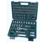 BRÜDER MANNESMANN Jeu clés à douilles 1/2' + 1/4', 115 pcs.