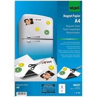 Papier magnétique pour jet d'encre, revêtement spécial