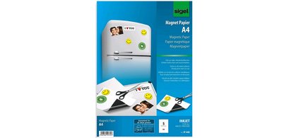 Papier magnétique pour jet d'encre, revêtement spécial