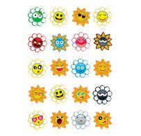 Autocollants MAGIC 'Crazy Suns', Puffy