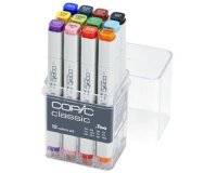 Marqueur classic, kit de 12 pièces de base