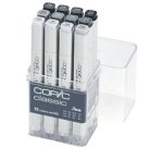 Marqueur classic, set de 12 'NG', tons de gris neutres