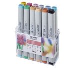 Marqueur classic, kit de 12 couleurs pastel