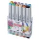 Marqueur classic, kit de 12 couleurs pastel