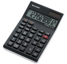 Calculatrice table EL-124 TWH, fonctionnement solaire/