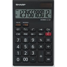 Calculatrice de bureau EL-125 TWH, solaire/pile