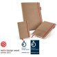 Notitieboek 'senseBook RED RUBBER' medium gelijnd