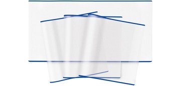 Couvre-livre, (H)220 x (L)380 mm, transparent
