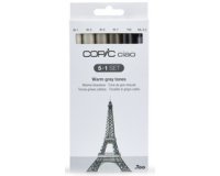 Kit de marqueurs Hobbymarker ciao 5+1, teintes grises