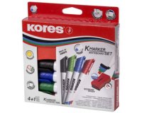 Kit met witbordmarkers 4 stuks