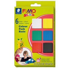 kids Kit pâte à modeler Colour Pack 'basic', set de 6