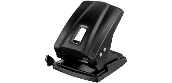 Maped Locher Essentials Metall Kapazität: 40-50 Blatt, schwarz, in Schachtel