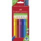 FABER-CASTELL Crayons de couleur Jumbo triangulaire, 10 étui