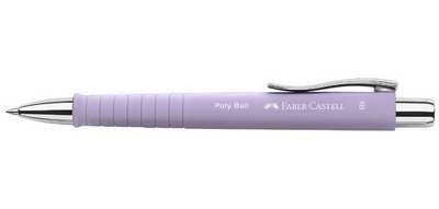 FABER-CASTELL Stylo-bille rétractable POLY BALL XB, rosé