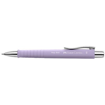 Balpen FABER-CASTELL inklikbaar POLY BALL XB roze