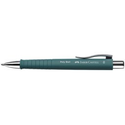 FABER-CASTELL Stylo-bille rétractable POLY BALL XB, émeraude