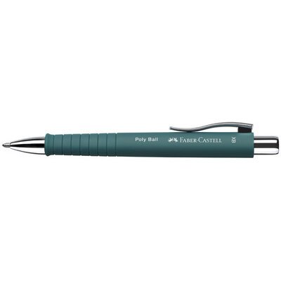 Balpen FABER-CASTELL inklikbaar POLY BALL XB smaragd