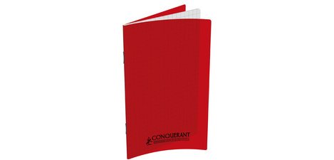 Notitieboekje geniet 90 x 140 mm geruit - rood