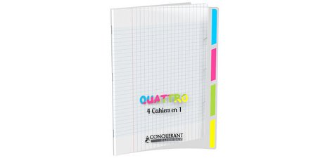 Notebook 'QUATTRO', 240 x 320 mm, squared