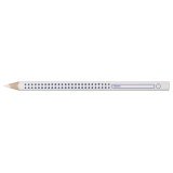 FABER-CASTELL Crayon pour cahier et tableau Jumbo GRIP blanc