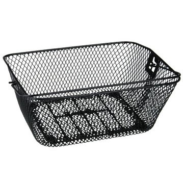 Panier de vélo pour porte-bagage, noir