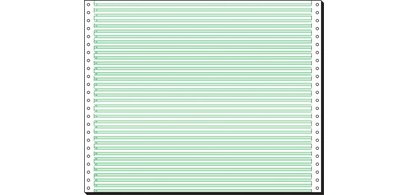 Papier listing, 375 mm x 12' (30,48 cm)