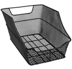 Panier de vélo 'BIG' pour porte-bagage, noir