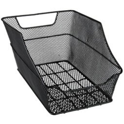 Panier de vélo 'BIG' pour porte-bagage, noir