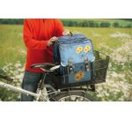 Panier de vélo 'BIG' pour porte-bagage, noir