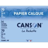 Papier calque satin, A3, 90 g/m2