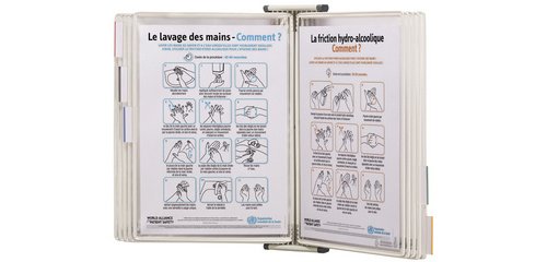 by tarifold Standard Antimicrobial Pivoting Pocket, A4