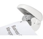 Mini agrafeuse sans agrafes, capacité: 5 feuilles,blanc