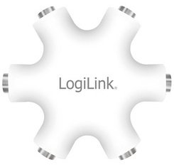 Splitter audio LogiStar, blanc