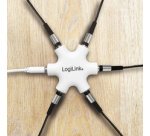 Splitter audio LogiStar, blanc