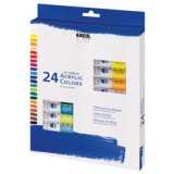 Peinture acrylique el Greco, 12 ml, set de 24