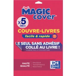 Couvre-livres 'Magic Cover', contenu: 5 feuilles