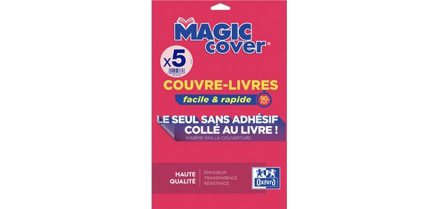 Couvre-livres 'Magic Cover', contenu: 5 feuilles