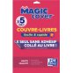 Couvre-livres 'Magic Cover', contenu: 5 feuilles