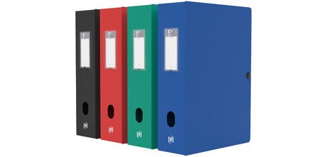 Memphis filing box, spine: 80 mm, assorted