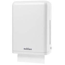 Distributeur d'essuie-mains grand, blanc
