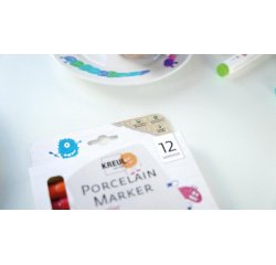 Marqueur pour porcelaine medium 'Junior', set de 12